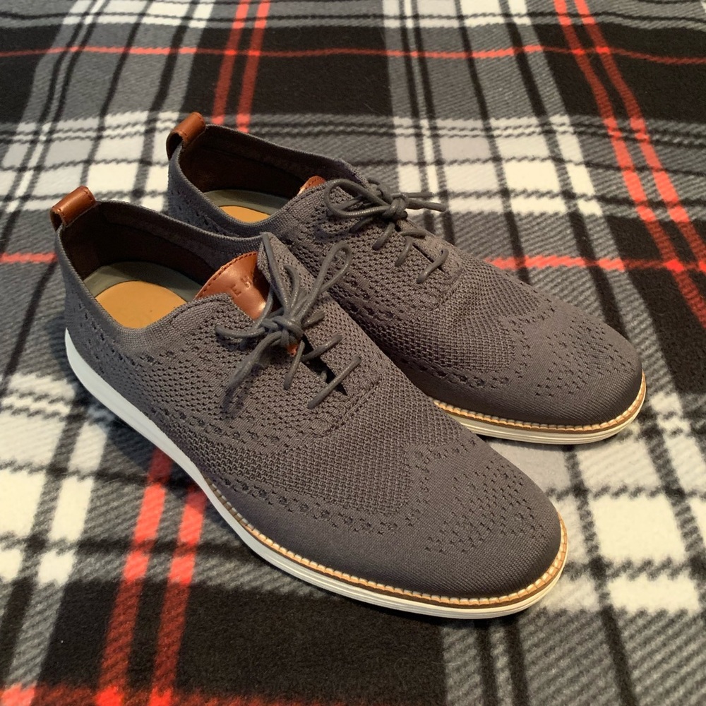 Mens Cole Haan Grey Dress Shoes